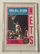1974 Topps ABA #200 Julius Erving ABA All-Star New York Nets