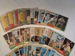 1960s Topps Chicago Cubs Lot