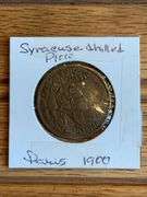 1900 Syracuse Chilled Plow Paris Coin