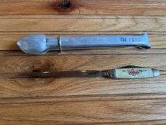 (2) Oliver Letter Opener + Tongs