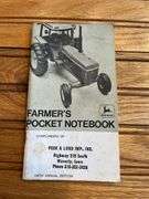 (3) 1967, 1973, 1992 John Deere Farmers Pocket Notebooks