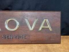 Bulova Sales & Service Sign