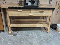 Wooden Work Bench