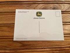 (5) John Deere Postcards