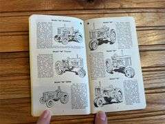 (2) 1955 + 1957 John Deere Farmers Pocket Ledgers