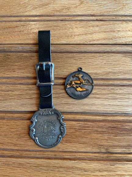 (2) John Deere Watch Fob + Charm image