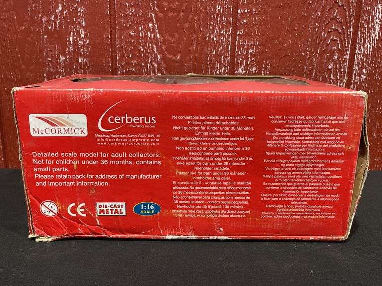 1/16 McCormick MTX150 NIB Cerberus