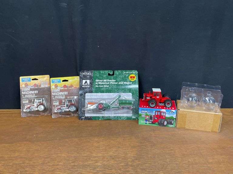 (4) 1/64 MF + Oliver Tractors NIB Ertl image