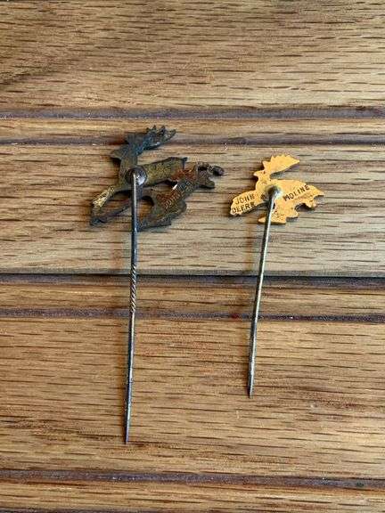 (2) John Deere Straight Pins