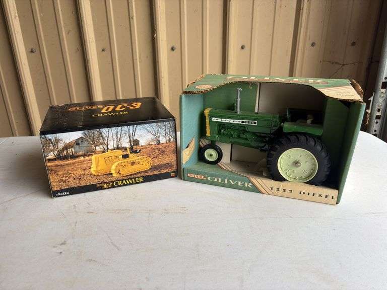 (2) 1/16 Oliver OC-3 Crawler and 1555 NIB Ertl image