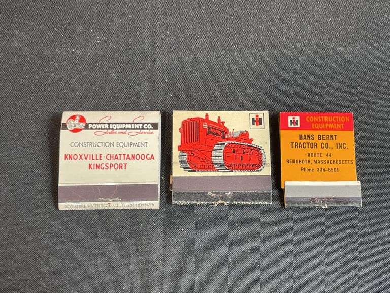 (3) IH Industrial Matchbooks