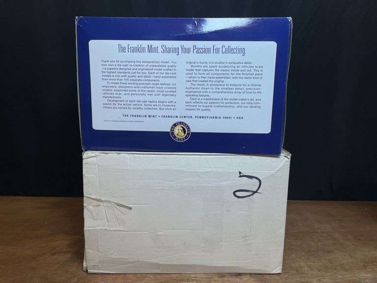 1/12 Case SC NIB Franklin Mint