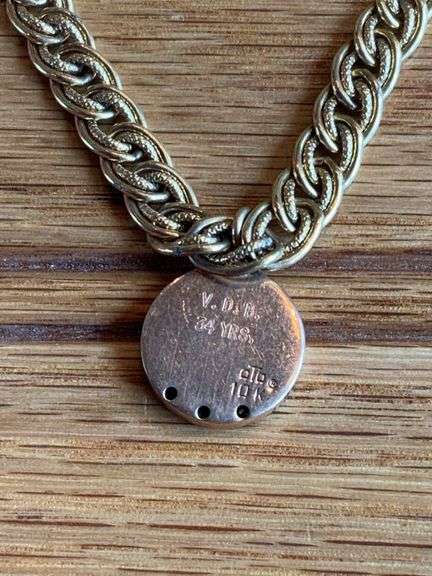 John Deere 34 Year Service Charm Bracelet