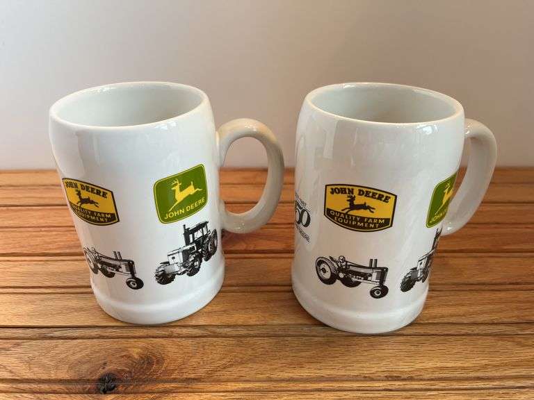 (2) 1987 John Deere 150th Steins image
