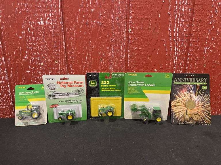(5) 1/64 John Deere Tractors NIB Ertl