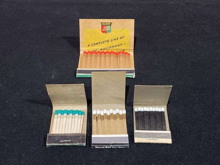 (4) Oliver Matchbooks