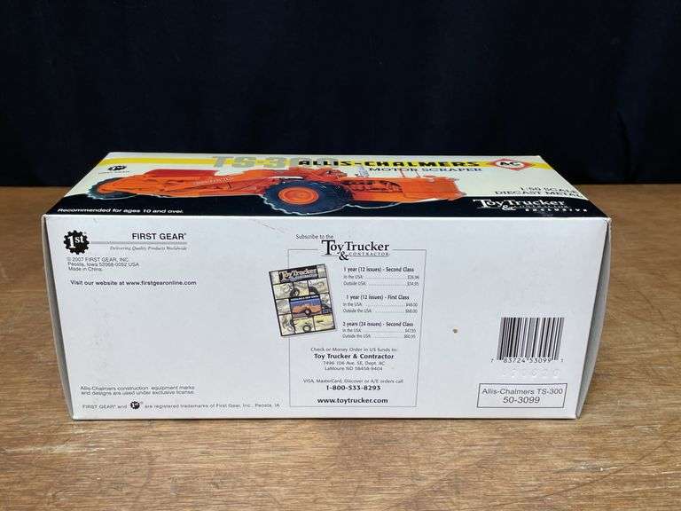 1/50 AC TS-300 Scraper 2007 NTTC NIB 1st Gear