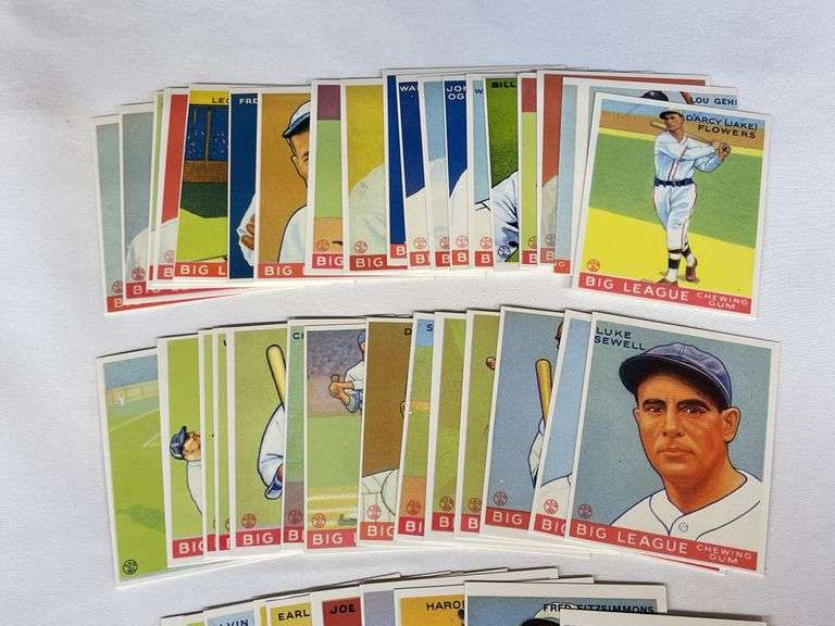 1983 Renata Galasso Reprints of 1934 Goudey Baseball Set (Gehrig)