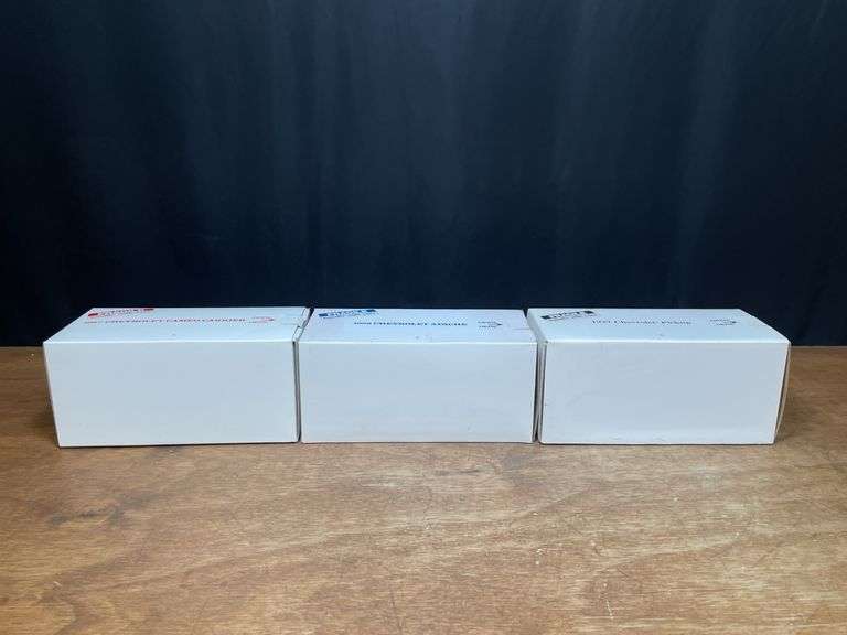 (3) 1/24 Chevrolet Pickups NIB Danbury Mint