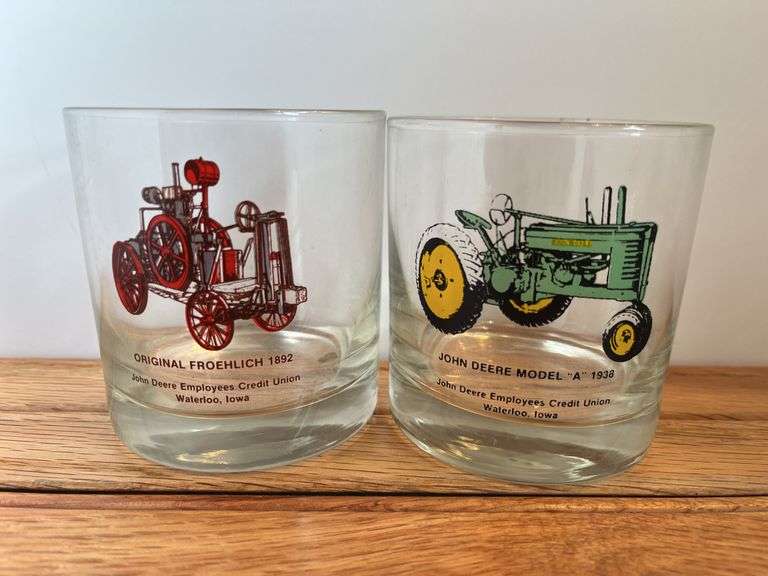 (4) John Deere Employees Credit Union Glasses