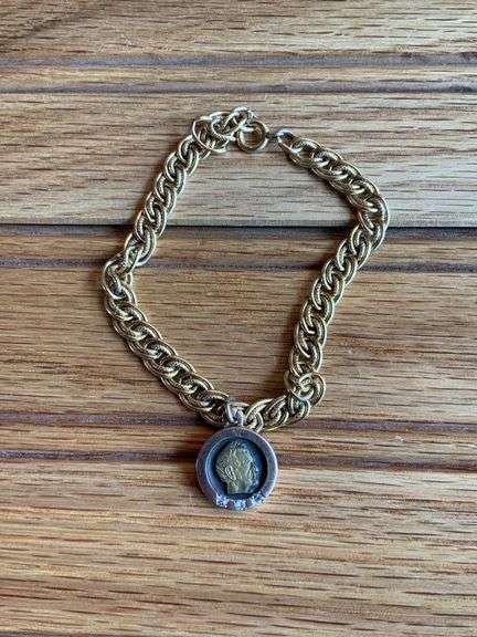 John Deere 34 Year Service Charm Bracelet image
