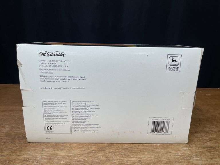 1/16 John Deere Barge Wagon Precision NIB Ertl