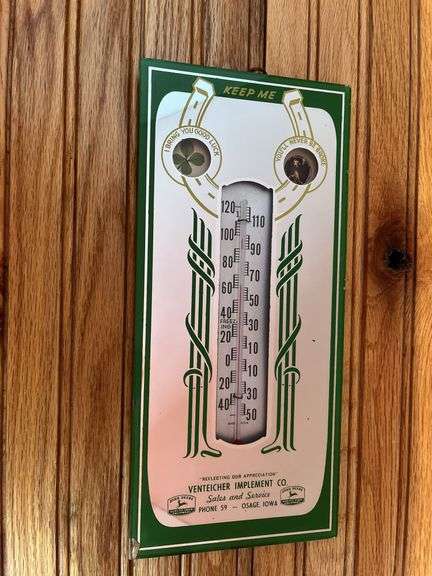 John Deere Mirror Thermometer image