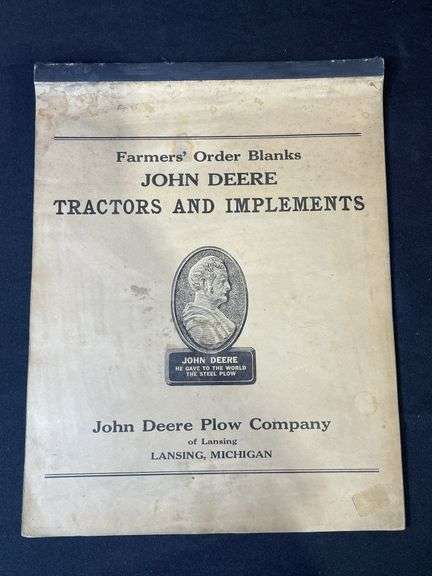 (2) John Deere Literature