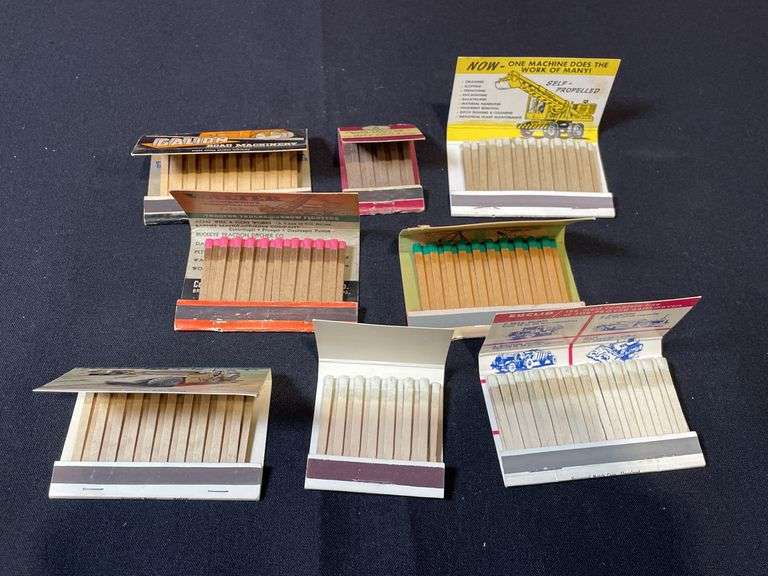 (8) Industrial Matchbooks