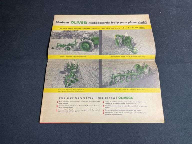 (2) Oliver Sales Literature