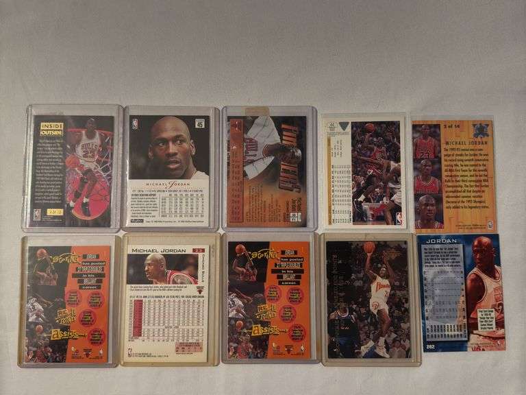 (10) Michael Jordan Basketball Cards