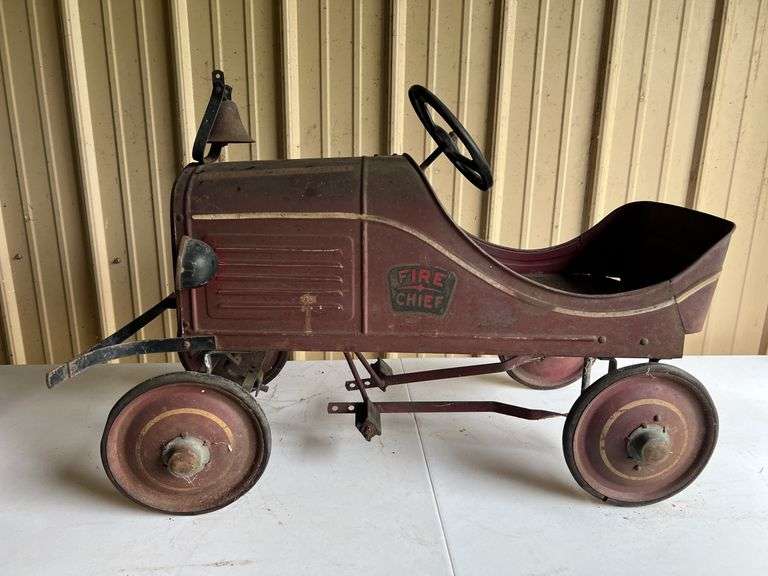 Penco Ford Fire Chief Pedal Car image