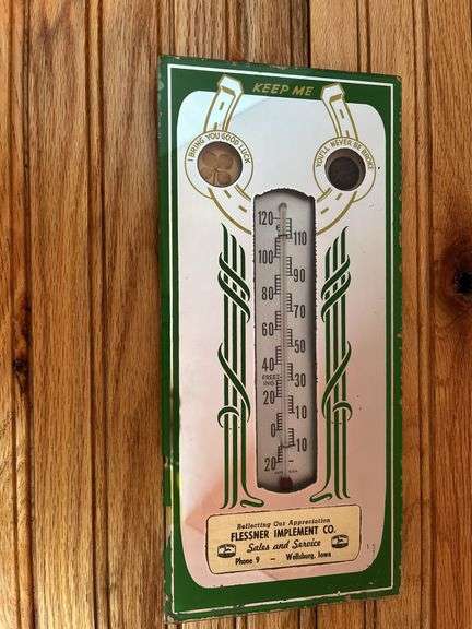 John Deere Mirror Thermometer image