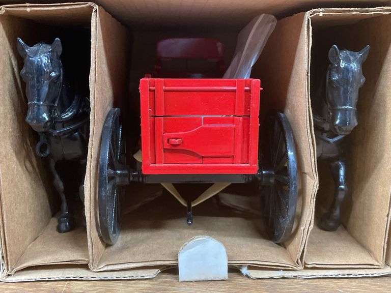 (2) Horse + Wagon Sets NIB