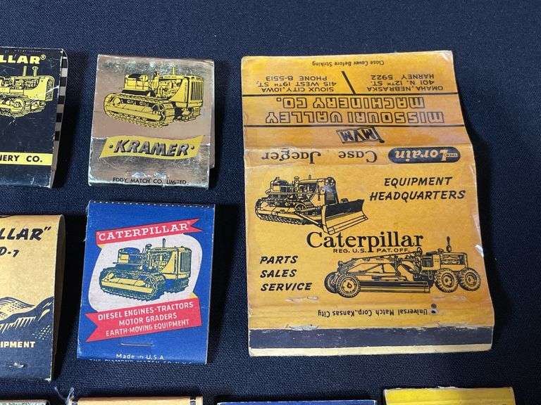 (12) Caterpillar Matchbooks