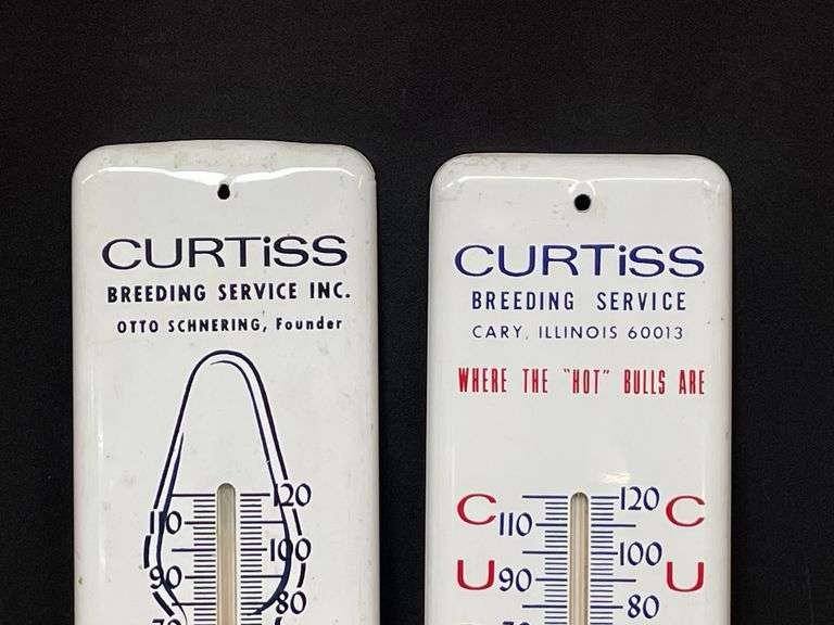 (2) Curtiss Thermometers