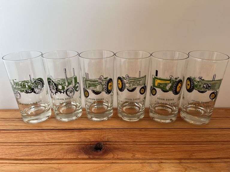 (6) John Deere Tractor Glasses image