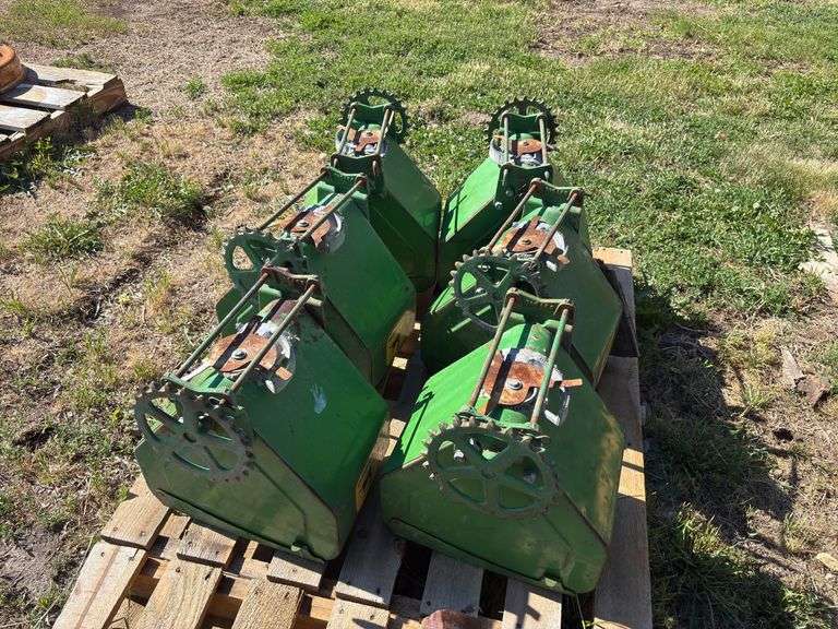 (6) John Deere Fertilizer Boxes