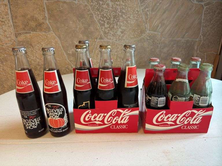 (14) Coke Cola Bottles image
