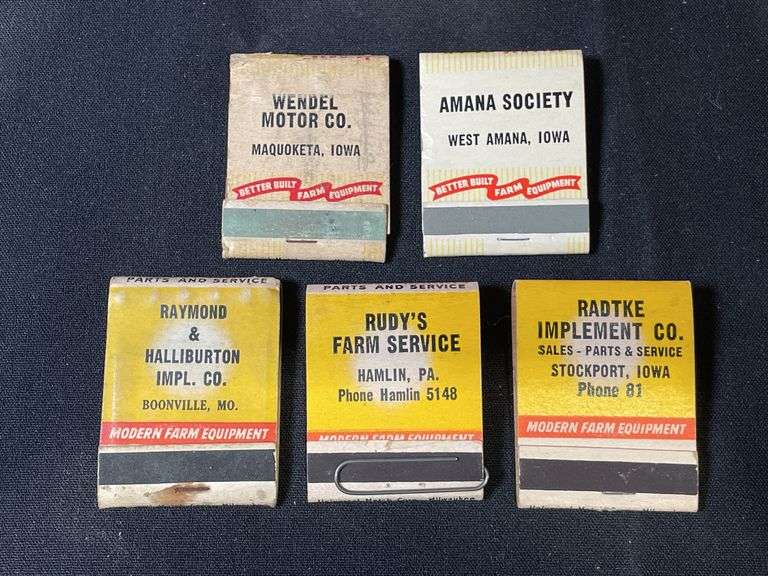 (5) MH Matchbooks
