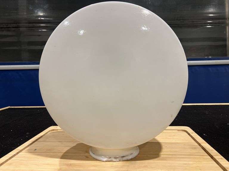 Glass Gas Pump Globe