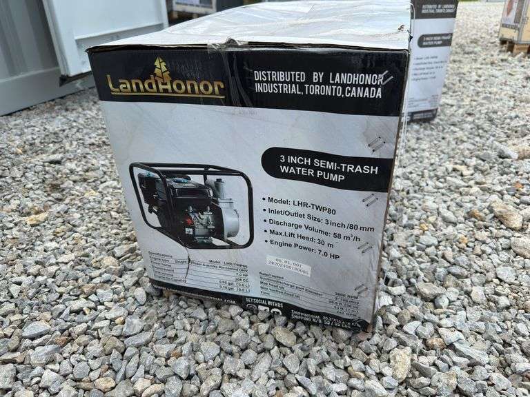 Gasoline water pump