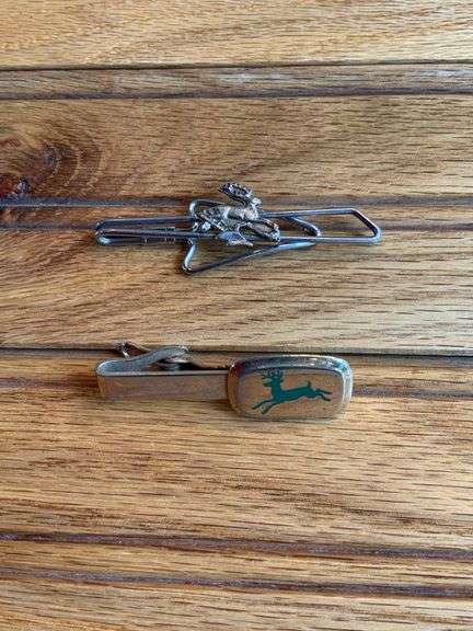 (2) John Deere Tie Clips image