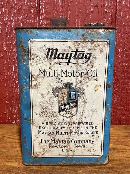 (2) Maytag Oil Cans