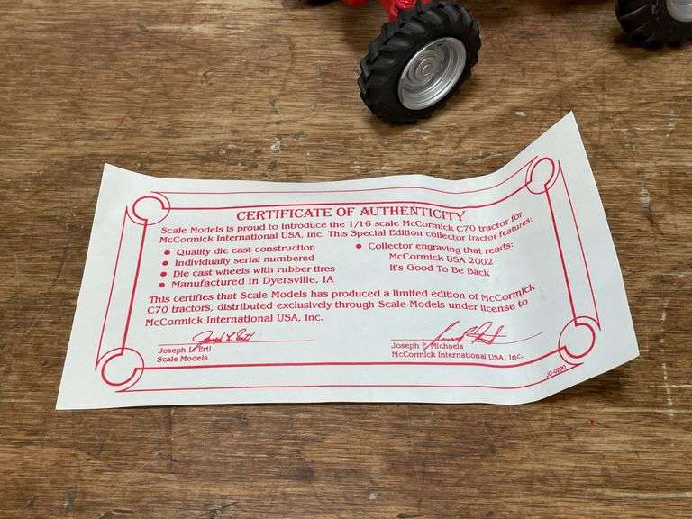 1/16 McCormick C70 NIB SM