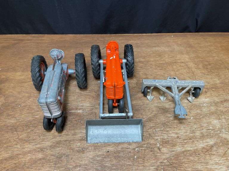 (3) Tractors + Cultivator Hubley