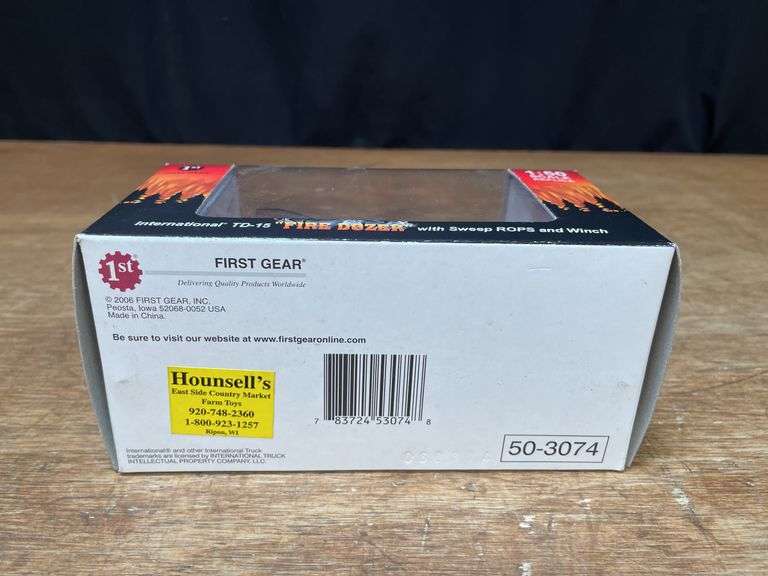 1/50 IH TD-15 Fire Dozer NIB 1st Gear