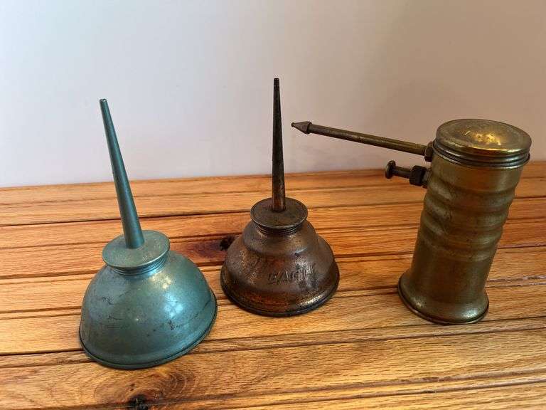(3) Eagle Oil Cans image