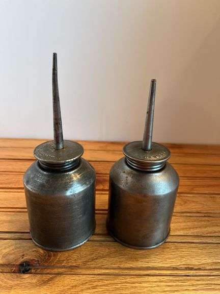 (2) John Deere Oil Cans image