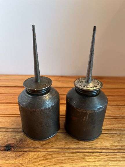 (2) John Deere Oil Cans image